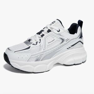 White and Black Athletic Shoes